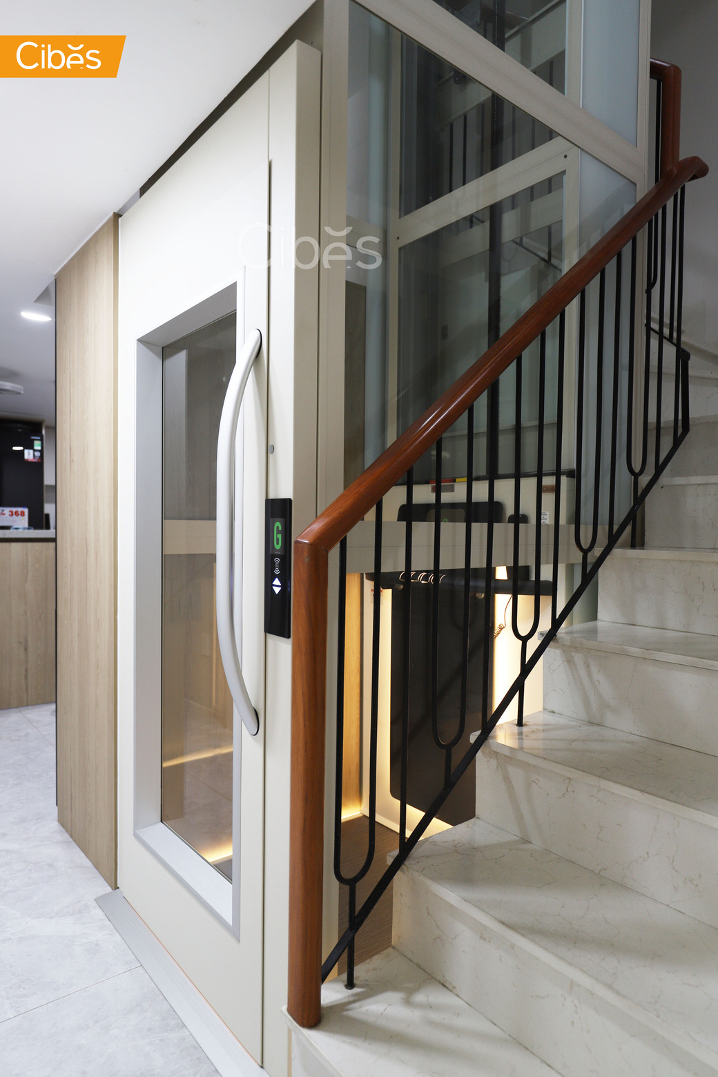 Quận 1, TP HCM - thang máy Cibes Air với màu sắc hài hòa, tinh tế4